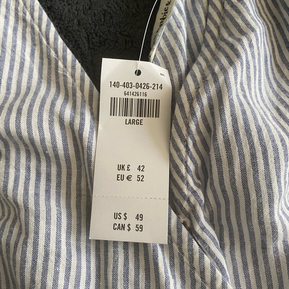 Abercrombie Striped Wrap Top - Picture 2 of 3